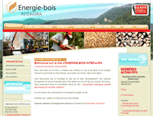 Tablet Screenshot of energiebois-interjura.ch